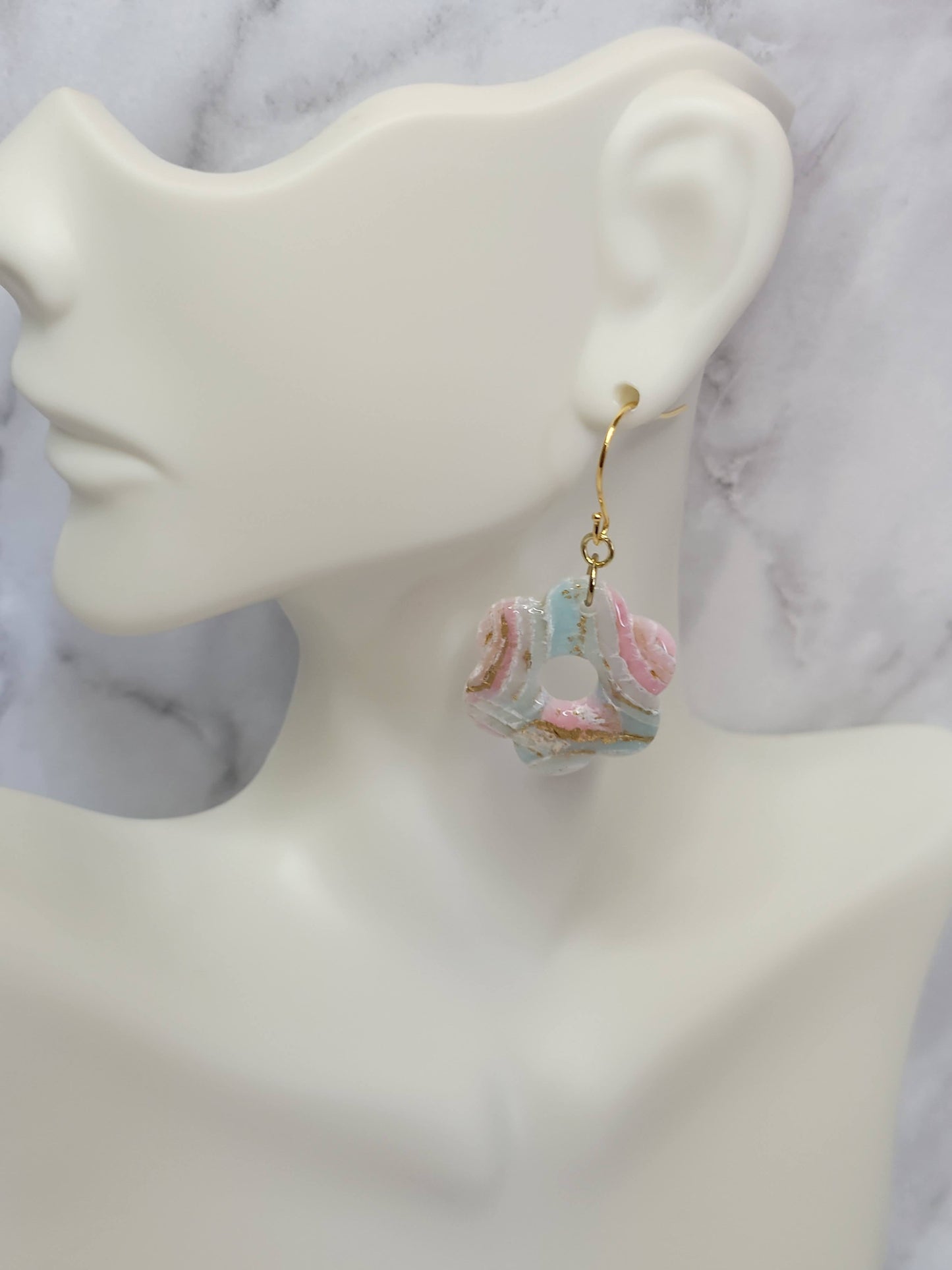 Cotton Candy Flower Dangle