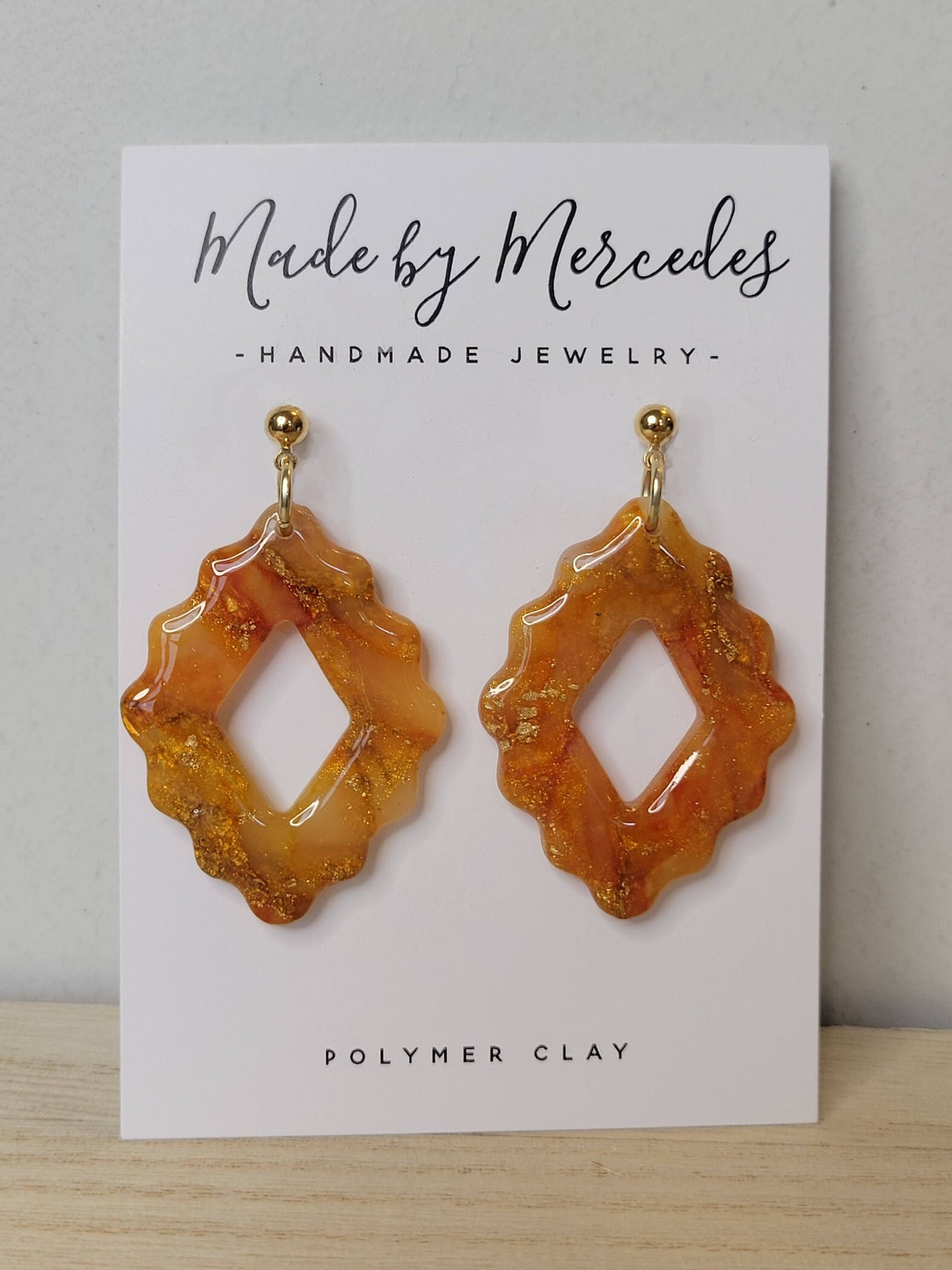 Scalloped Diamond Dangles