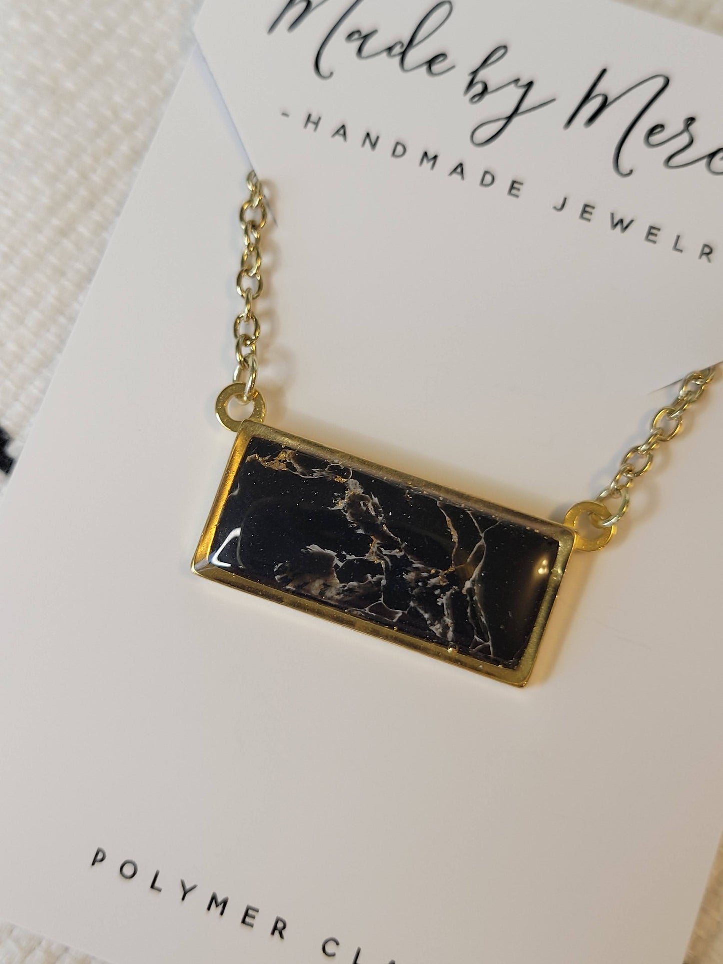 Rectangle Bar Necklace