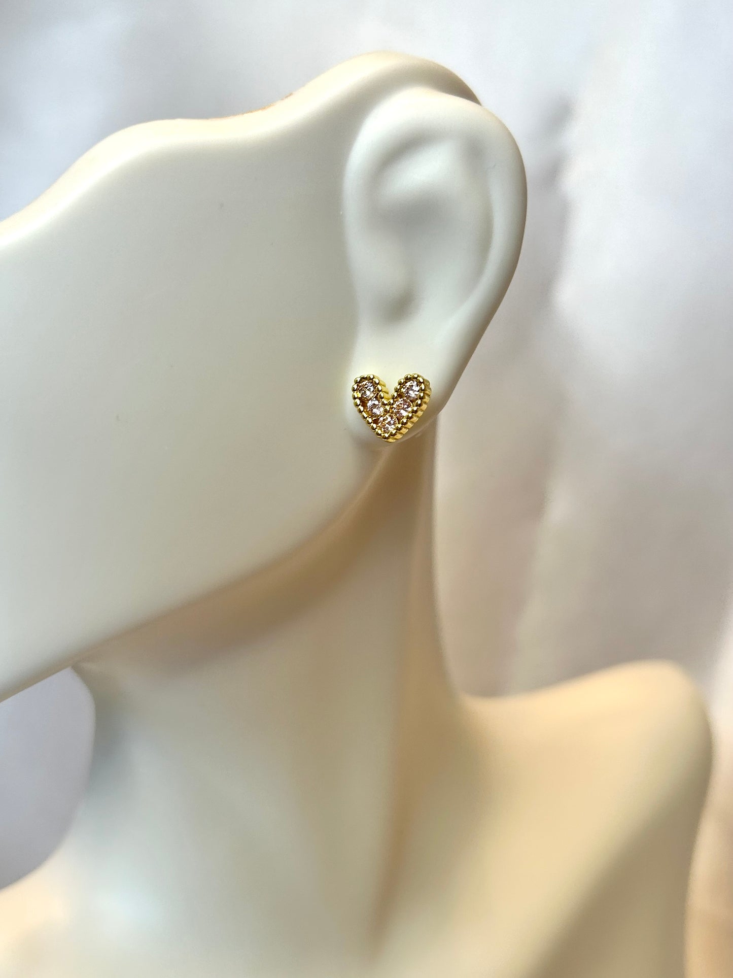 Gold Filled Heart Studs