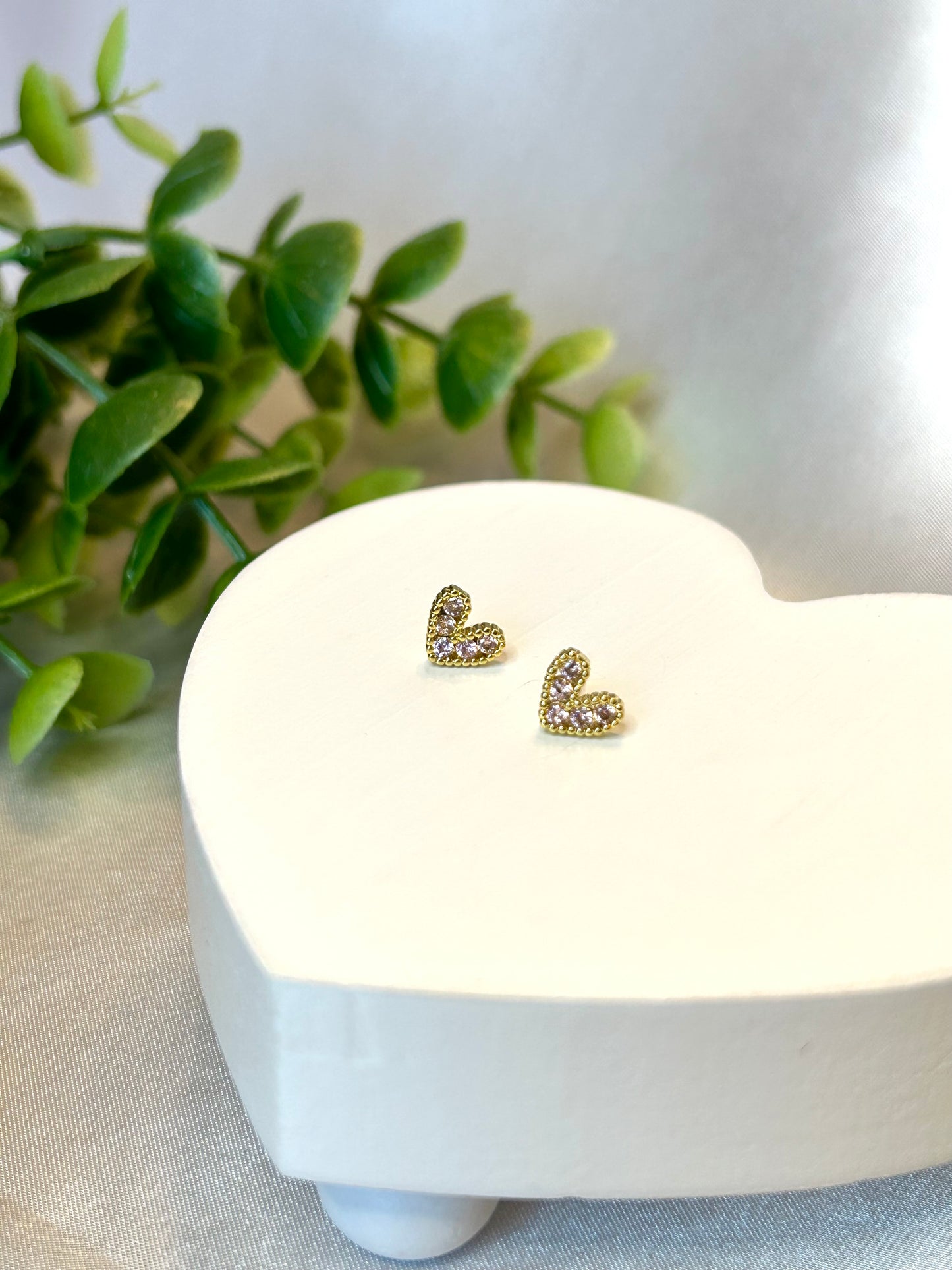 Gold Filled Heart Studs