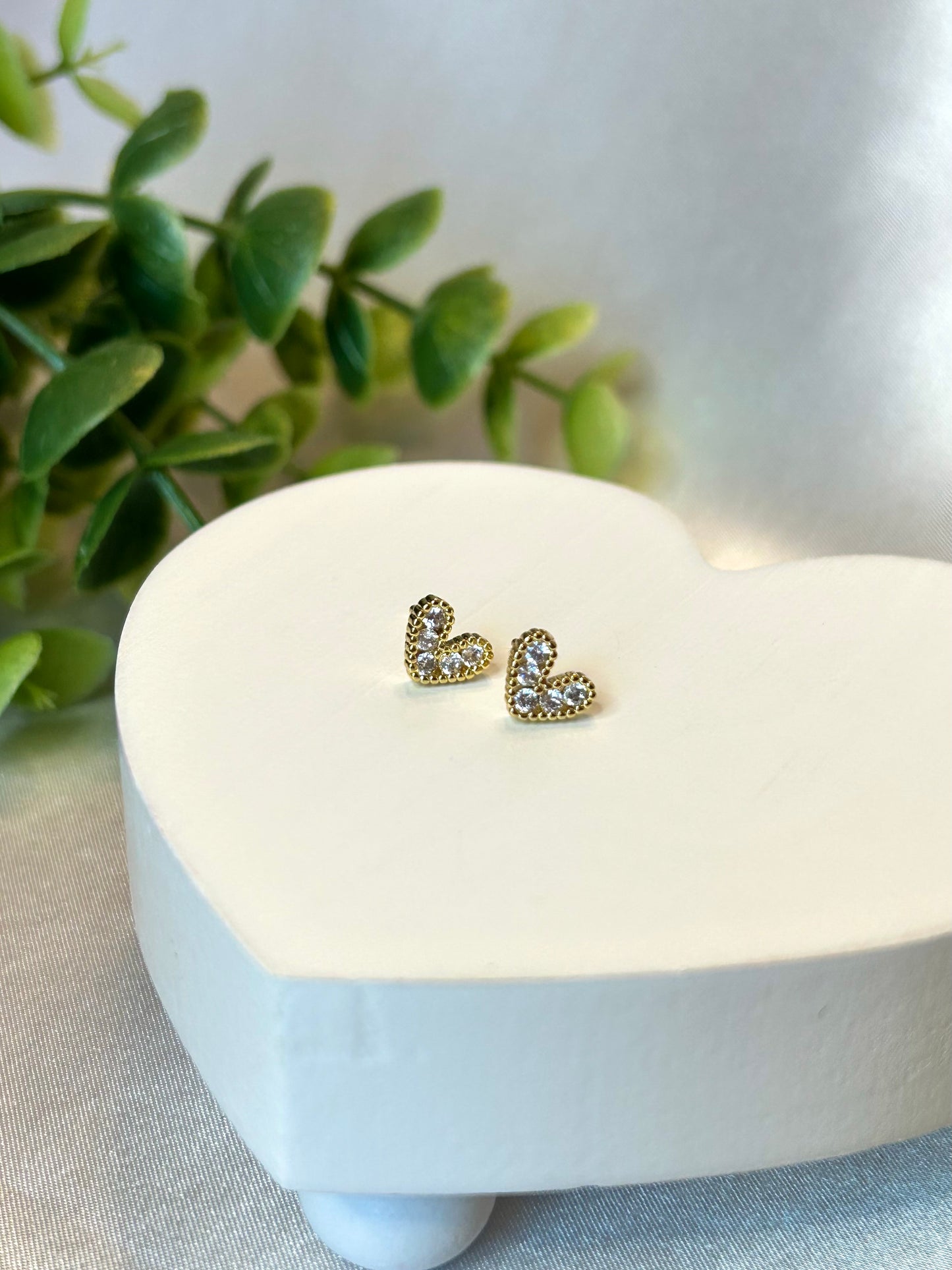 Gold Filled Heart Studs