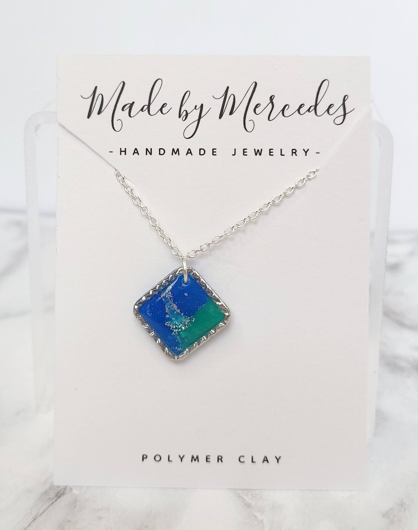 Sea Square Necklace