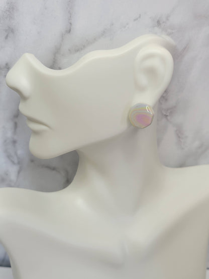 Pastel Octagon Stud