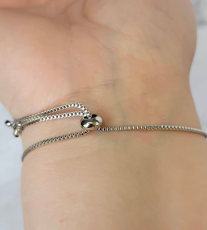 Black Bracelet Silver