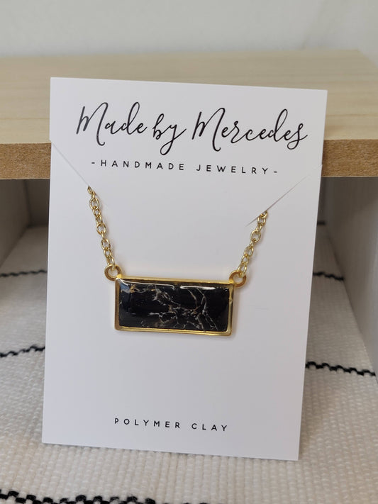Rectangle Bar Necklace